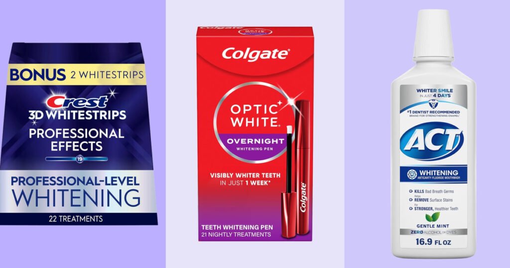 These over-the-counter teeth whitening products come pretty close to giving you dentist office results