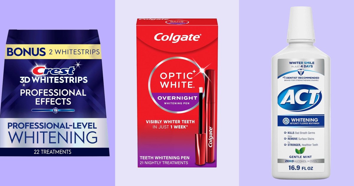 These over-the-counter teeth whitening products come pretty close to giving you dentist office results