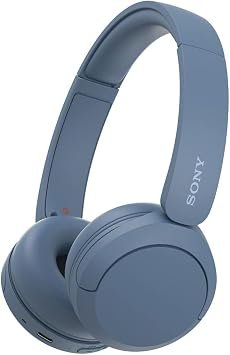 Sony WH-CH520 Wireless On-Ear Bluetooth Headphones with Microphone, Blue