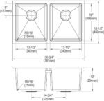 Elkay Crosstown 16 Gauge Stainless Steel 30-3/4" x 18-1/2" x 10" Equal Double Bowl Undermount Sink K…