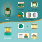 Meland Camping Play Set for Children 3-6, Pretend Adventure Toy Gift