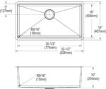 Elkay Crosstown 16 Gauge Stainless Steel 32-1/2" x 18" x 10" Single Bowl Undermount Sink Kit with Fa…