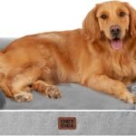EHEYCIGA Orthopedic Extra Large Dog Bed, Waterproof Washable XL Pet Bed 44"