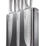 Cuisine::pro Damashiro Kumi 7-Piece Kitchen Knife Set with Magnetic Block
