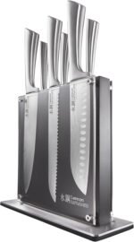 Cuisine::pro Damashiro Kumi 7-Piece Kitchen Knife Set with Magnetic Block