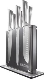 Cuisine::pro Damashiro Kumi 7-Piece Kitchen Knife Set with Magnetic Block