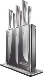 Cuisine::pro Damashiro Kumi 7-Piece Kitchen Knife Set with Magnetic Block