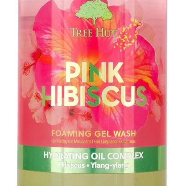 Tree Hut Pink Hibiscus Foaming Body Wash, 18 Fl Oz