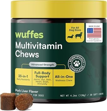 Wuffes 23-in-1 Daily Dog Multivitamin Soft Chews