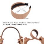 Wecoe Headbands for Women, 6pcs Wide Fashion Head Bands Hair Accessories