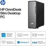 HP OmniDesk Slim Desktop PC, Intel Core i5-14400, 8 GB RAM, 512 GB SSD, Intel UHD Graphics 730, Wind…