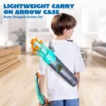 JOYIN Kids Bow and Arrow Set, LED Light Up Archery Toy Set with 9 Suction Cup Arrows, Target & Arrow…