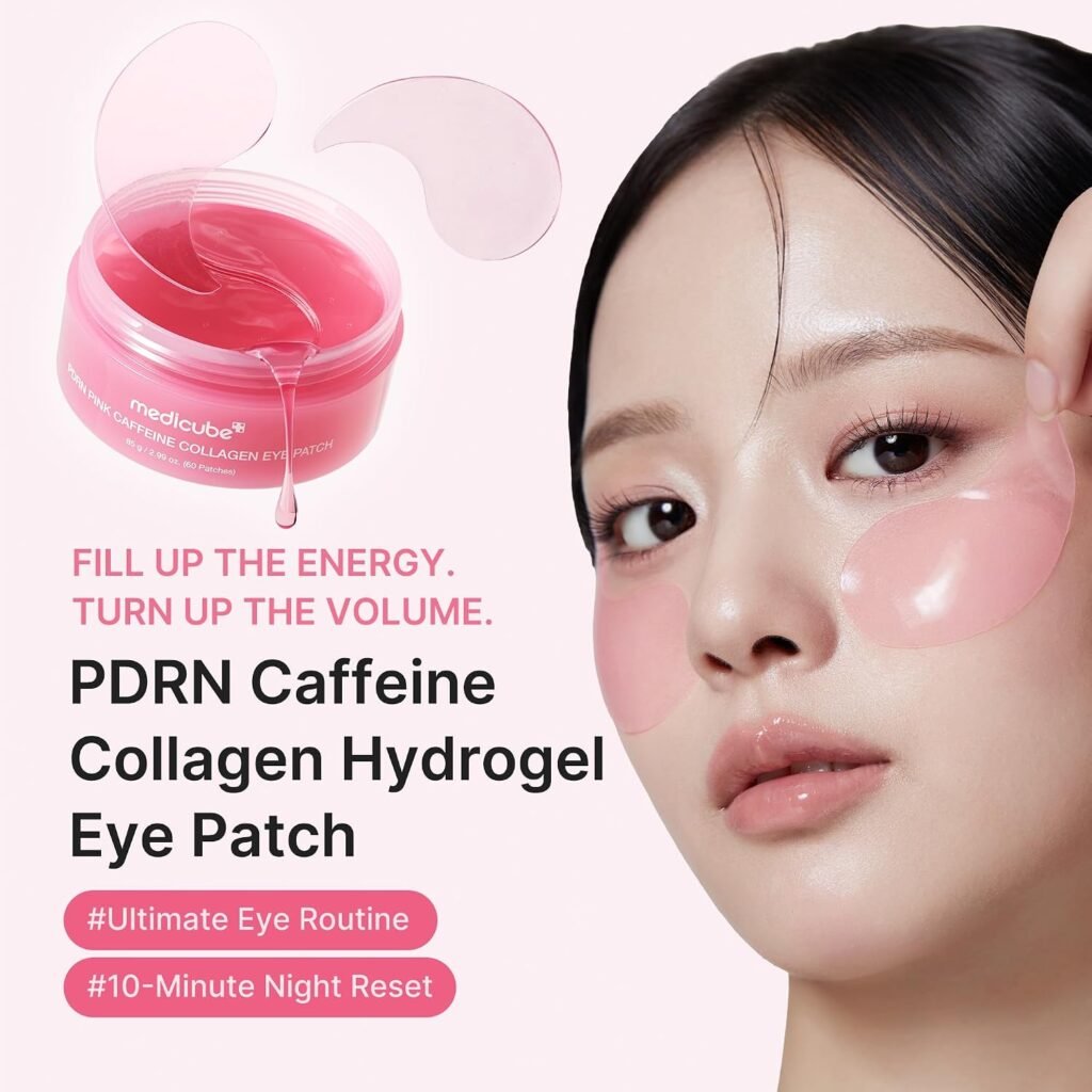 medicube Eye Patch PDRN Caffeine Collagen - Firming Gel Patches, | Age-Defying Care with Retinol & C…