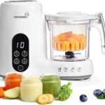 Grownsy Baby Food Maker, Steamer & Blender Baby Food Processor, White