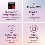 Lenovo IdeaPad Slim 3X - 2025 - Everyday AI Laptop - Copilot+ PC - 15.3" WUXGA Display - 16 GB Memor…