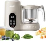 Grownsy Baby Food Maker with Stainless Steel Steam Basket,Steamer & Blender