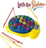 Let's Go Fishin' Game by Pressman - The Original Fast-Action Fishing Game!, 1-4 players