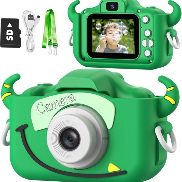 Goopow Kids Camera Toys for 3-8 Year Old Girls Boys,Children Digital Video Camcorder Camera with Car…