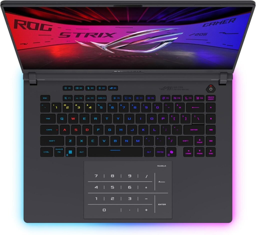 ASUS ROG Strix G16 (2025) Gaming Laptop, 16” ROG Nebula 16:10 2.5K 240Hz/3ms, NVIDIA® GeForce RTX™ 5…