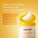 medicube Toner Pads Kojic Acid Turmeric Clarifying Pad for Troubled Skin