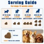 Dog Allergy Chews,Colostrum,Turmeric,Probiotics,Flaxseed, 100 Ct