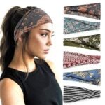 YONUF 6 Pack Headbands for Women, Boho Wide Head Bands & Hair Accessories