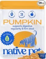 Native Pet Pumpkin for Dogs - Organic Dog Food Topper Powder - Promotes Firm Stools, Supports Digest…