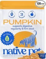 Native Pet Pumpkin for Dogs - Organic Dog Food Topper Powder - Promotes Firm Stools, Supports Digest…