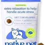 Native Pet Advanced Calming Chews for Dogs - Anxiety Relief, Stress, Separation, Travel & Sleep Supp…
