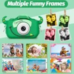 Goopow Kids Camera Toys for 3-8 Year Old Girls Boys,Children Digital Video Camcorder Camera with Car…