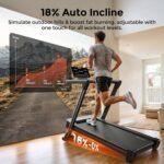 Niceday TM2 Treadmill with 18% Auto Incline and 380 lb True Capacity