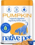 Native Pet Pumpkin for Dogs - Organic Dog Food Topper Powder - Promotes Firm Stools, Supports Digest…