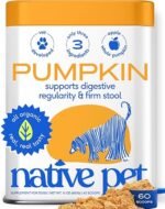 Native Pet Pumpkin for Dogs - Organic Dog Food Topper Powder - Promotes Firm Stools, Supports Digest…