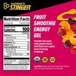 Honey Stinger Organic Fruit Smoothie Energy Gel, Gluten Free & Caffeine Free, for Exercise, Running…