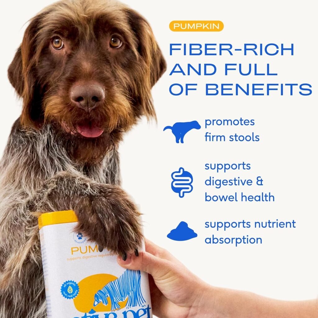 Native Pet Pumpkin for Dogs - Organic Dog Food Topper Powder - Promotes Firm Stools, Supports Digest…