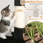 FDW | 54" Cat Tree Tower | Dark Gray | Multi-Level Indoor Activity Center