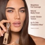 Charlotte Tilbury AIRbrush Flawless Blur Concealer - Longwear Concealer for Dark Circles, Blemishes,…