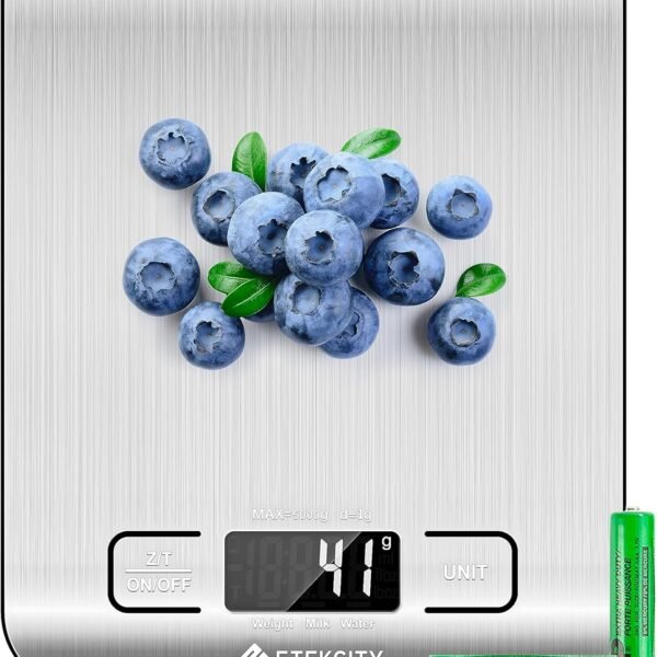 Etekcity Food Kitchen Scale, Digital Grams and Ounces, 11lb