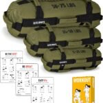 Elite Sports Workout Sandbag for Versatile, Intensive Core Muscles Fitness, Strength Training with S…