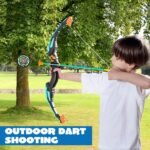 JOYIN Kids Bow and Arrow Set, LED Light Up Archery Toy Set with 9 Suction Cup Arrows, Target & Arrow…