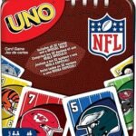 Mattel Games UNO NFL Card Game with Storage Tin