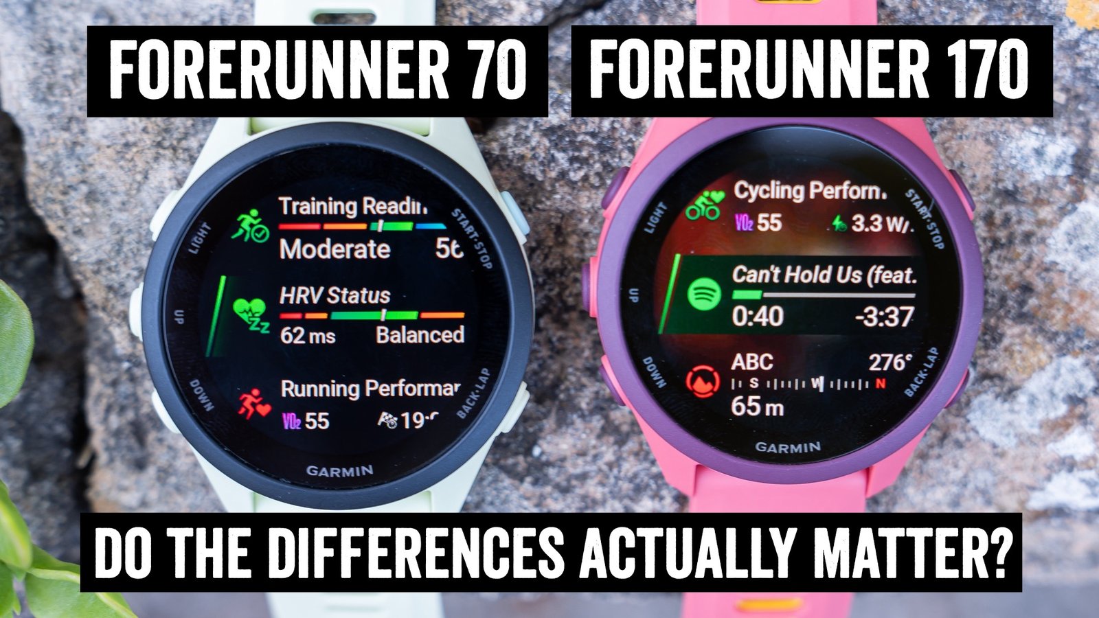 Garmin Forerunner 70 vs Forerunner 170 Comparison: 27 Feature Differences!