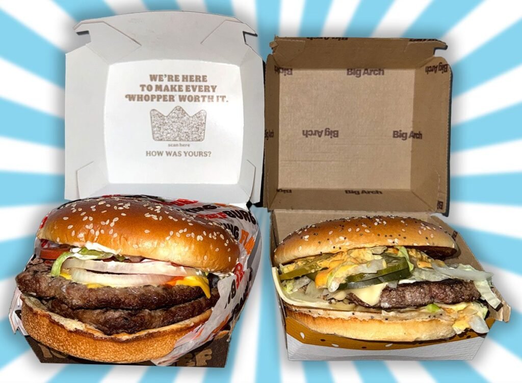 I Compared McDonald's New Big Arch to the New and Improved Burger King Whopper and The Winner Surprised Me